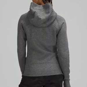 Lululemon Full Zip Scuba Hoodie Heathers Speckled Black